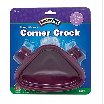 Hang-N-Lock Corner Crock for Small Pets