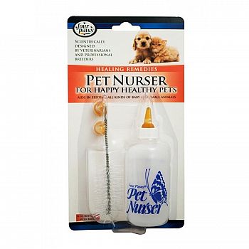 Pet Nurser Kit 4 oz. Bottle and Brush Kit