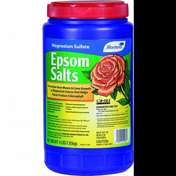 Monterey Epsom Salts  4 POUND BAG (Case of 6)