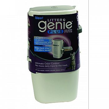 Litter Genie Plus Cat Litter Disposal System - White