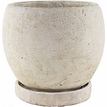 Concrete Round Pot (Case of 4)