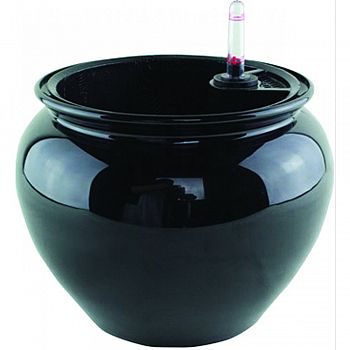 Never Dry Jardiniere Planter BLACK 6.5 INCH (Case of 6)