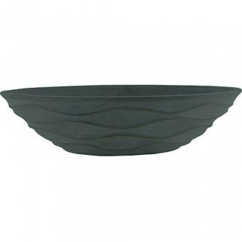 Urban Wave Bowl Planter SLATE GRAY 15.5 INCH (Case of 4)