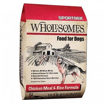 Sportmix Wholesomes Dog Food - Chicken Meal & Rice - 40 lbs.