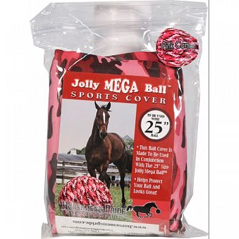 Jolly Mega Ball Pink Camo Cover For Equine PINK CAMO 25 INCH