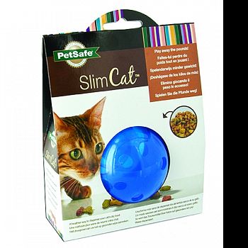 Petsafe Slimcat Cat Food Dispenser BLUE 2/3 CUP