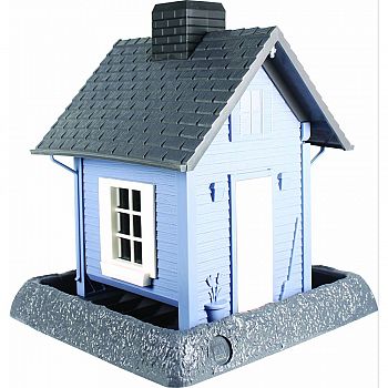 Village Collection Cottage Birdhouse BLUE 