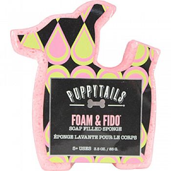 Puppytails Foam & Fido Soap Filled Sponge