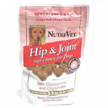Hip and Joint Soft Chews for Dogs - 5.3 oz.
