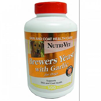 Nutri-vet Brewers Yeast With Garlic  500 COUNT