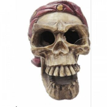 Underwater Pirate Skull  4X5X4