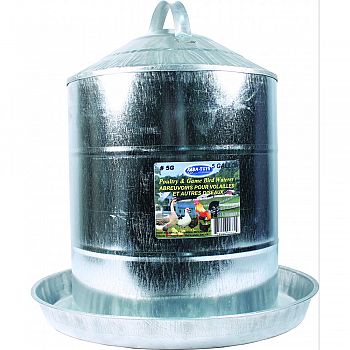 Double Wall Cone Top Galvanized Poultry Fountain