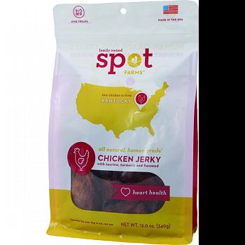 Spot Farms Chicken Jerky Heart Health  Dog Treats  12 OZ