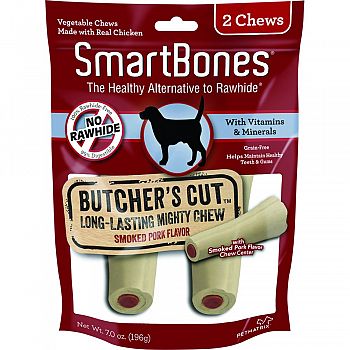 Butcher S Cut Mighty Chews BEEF/PORK LARGE/2 PACK