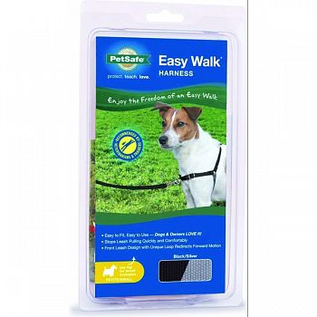 Easy Walk Harness BLACK/SIVLER PETITE/SMALL