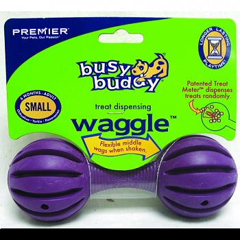 Busy Buddy Waggle PURPLE SMALL