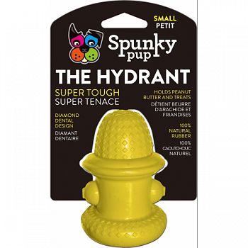 Spunky Pup 100% Natural Rubber Hydrant ASSORTED SMALL
