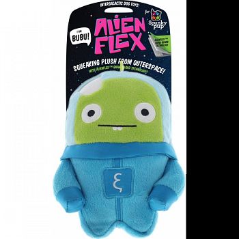 Spunky Pup Alien Flex Bubu Plush Dog Toy ASSORTED LARGE