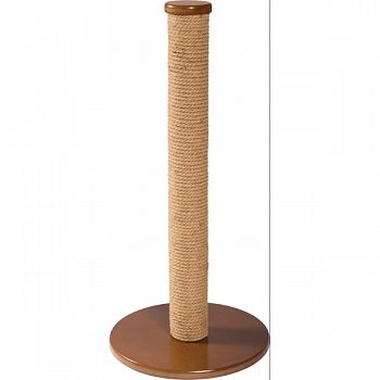 Kitty Power Paws Tall Round Scratching Post NATURAL 31.75 INCH