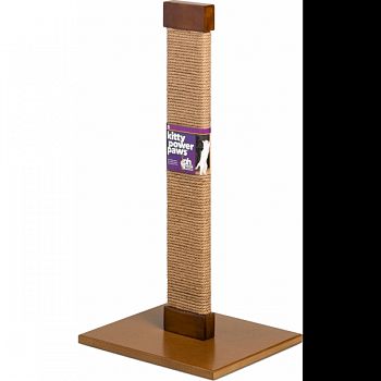 Kitty Power Paws Flat Scratching Post NATURAL 32.375 INCH