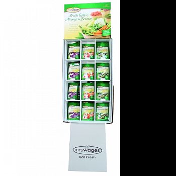 Mrs. Wages Refrigerator Or Canning Mix Display VEGTABLE 72 PIECE
