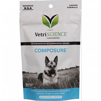 Composure For Dogs CHICKEN LIVER 3.39OZ/30CT