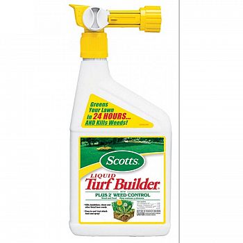 Scotts Liquid Turf Builder with Plus 2 Weed Control - 32 oz. (Case of 6)