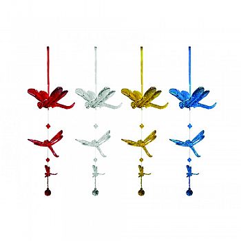 Hanging 3 Dragonflies And Beads Ornament Set Of 12 (Case of 12)