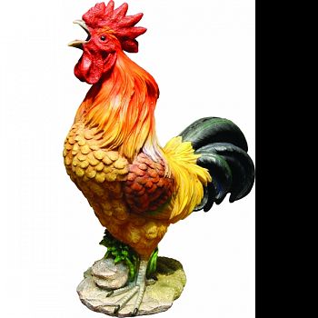 Rooster Garden Statue MULTICOLORED 15X7X20 INCH (Case of 2)