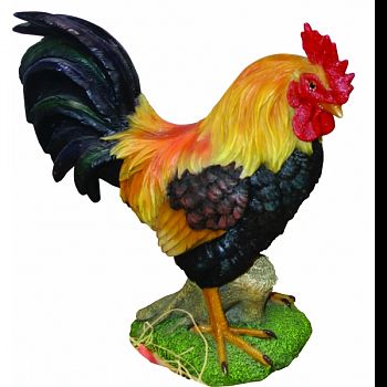Rooster Garden Statue MULTICOLORED 10X5X10 INCH (Case of 4)