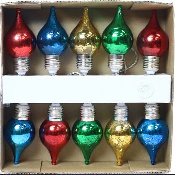Light String W/10 Sharp Destroyed Plating Bulbs Mc MULTICOLORED 89X2X2 INCH (Case of 4)