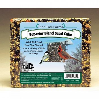 Pine Tree Farms Inc Superior Bird Cake- 2 lb
