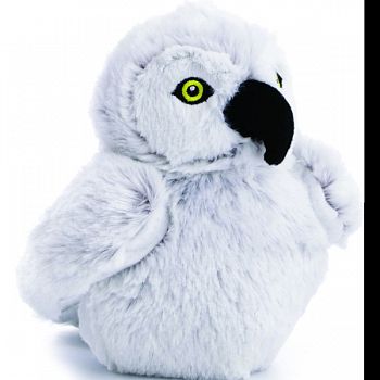 Godog Birds Owl Dog Toy WHITE 