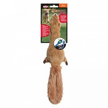 Skinneeez Plush Squirrel Dog Toy - 15 in.