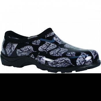 Sloggers Womens Waterproof Comfort Shoe LEAF/BLACK 10