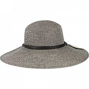 Womens Braided Wide Brim Hat