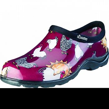 Sloggers Womens Waterproof Comfort Shoe CHICKEN RED 6