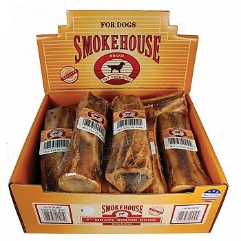 USA Made Round Meaty Bone 7 in.  (Case of 10)