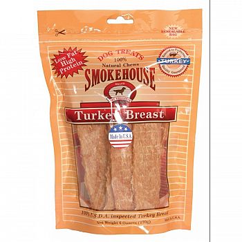 SmokeHouse USA Made Turkey Breast Dog Treats - 6 oz.