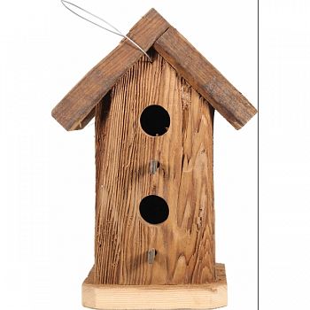 Two Story Bird House NATURAL 