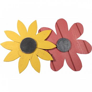 Decorative Wooden Daisy  Lg ASSORTED 2 FOOT (Case of 6)