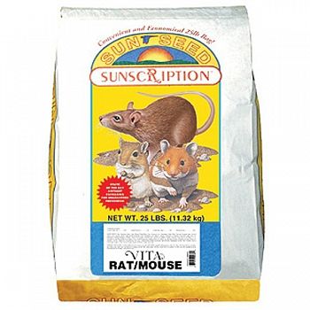 Vita Rat / Mouse / Gerbil Food - 25 lbs