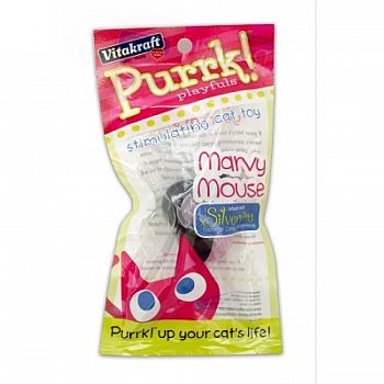 Purrk Playfuls Marvey Mouse Cat Toy