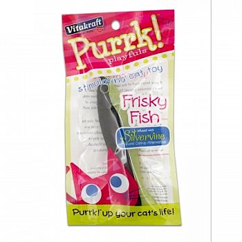Purrk Playfuls Frisky Fish Cat Toy