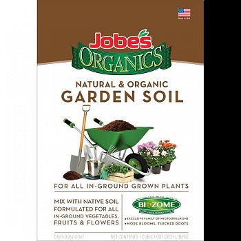 Jobes Organics Garden Soil  1 CUBIC FOOT