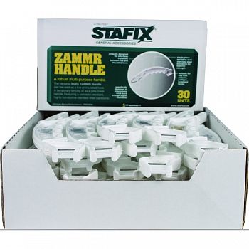 Stafix Zammer Multi-purpose Fence Gate Handle WHITE 30 PACK