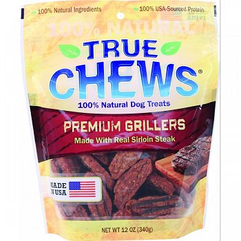 True Chews Premium Grillers Dog Treats STEAK 12 OZ
