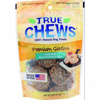 True Chews Premium Sizzlers Dog Treats CHICKEN/APPLE 4 OZ