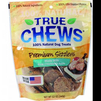 True Chews Premium Sizzlers Dog Treat CHICKEN/APPLE 12 OZ