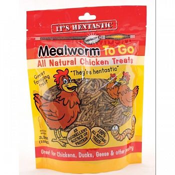 Mealworm To Go Hen-tastic Chicken Supplement Bag - 3.5 oz.